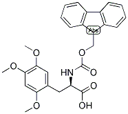 (R)-2-(9H-FLUOREN-9-YLMETHOXYCARBONYLAMINO)-3-(2,4,5-TRIMETHOXY-PHENYL)-PROPIONIC ACID Struktur