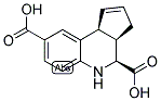 (3AR,4S,9BS)-3A,4,5,9B-TETRAHYDRO-3H-CYCLOPENTA[C]QUINOLINE-4,8-DICARBOXYLIC ACID Struktur