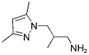 3-(3,5-DIMETHYL-PYRAZOL-1-YL)-2-METHYL-PROPYLAMINE Struktur