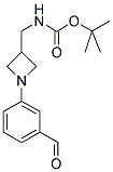 [1-(3-FORMYL-PHENYL)-AZETIDIN-3-YLMETHYL]-CARBAMIC ACID TERT-BUTYL ESTER Struktur