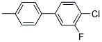 4-CHLORO-3-FLUORO-4'-METHYL-1,1'-BIPHENYL Struktur