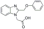 [2-(PHENOXYMETHYL)-1H-BENZIMIDAZOL-1-YL]ACETIC ACID Struktur