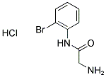 2-AMINO-N-(2-BROMOPHENYL)ACETAMIDE HYDROCHLORIDE Struktur