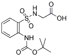 (2-TERT-BUTOXYCARBONYLAMINO-BENZENESULFONYLAMINO)-ACETIC ACID Struktur