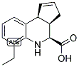 (3AR,4S,9BS)-6-ETHYL-3A,4,5,9B-TETRAHYDRO-3H-CYCLOPENTA[C]QUINOLINE-4-CARBOXYLIC ACID Struktur