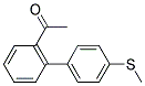 1-[4'-(METHYLSULFANYL)[1,1'-BIPHENYL]-2-YL]ETHANONE Struktur