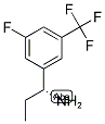 (R)-1-(3-FLUORO-5-(TRIFLUOROMETHYL)PHENYL)PROPAN-1-AMINE Struktur