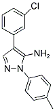 4-(3-CHLORO-PHENYL)-2-P-TOLYL-2H-PYRAZOL-3-YL-AMINE Struktur