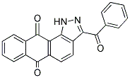 3-BENZOYL-1H-NAPHTHO[2,3-G]INDAZOLE-6,11-DIONE Struktur