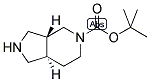 (3AR, 7AR)-OCTAHYDRO-1H-PYRROLO [3,4-C] PIRIDINE-5-CARBOXYLIC ACID TERT-BUTYL ESTER Struktur