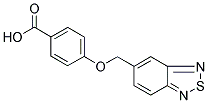 4-(2,1,3-BENZOTHIADIAZOL-5-YLMETHOXY)BENZENECARBOXYLIC ACID Struktur