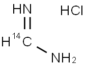 FORMAMIDINE HYDROCHLORIDE, [1-14C] Struktur