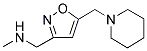 N-METHYL[5-(1-PIPERIDINYLMETHYL)-3-ISOXAZOLYL]METHANAMINE Struktur