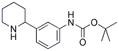 (3-PIPERIDIN-2-YL-PHENYL)-CARBAMIC ACID TERT-BUTYL ESTER Struktur