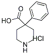 4-PHENYLPIPERIDINE-4-CARBOXYLIC ACID HYDROCHLORIDE Struktur