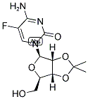 2',3'-O-ISOPROPYLIDENE-5-FLUOROCYTIDINE Struktur