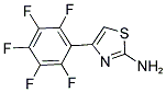 4-PENTAFLUOROPHENYL-THIAZOL-2-YLAMINE Struktur