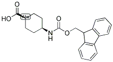 CIS-4-(FMOC-AMINO)CYCLOHEXANECARBOXYLIC ACID Struktur