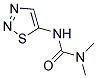 N,N-DIMETHYL-N'-1,2,3-THIADIAZOL-5-YLUREA Struktur