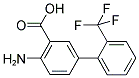 4-AMINO-2'-(TRIFLUOROMETHYL)[1,1'-BIPHENYL]-3- CARBOXYLIC ACID Struktur