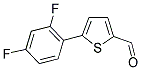 5-(2,4-DIFLUOROPHENYL)THIOPHENE-2-CARBALDEHYDE Struktur