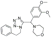 4-((3,4-DIMETHOXYPHENYL)(1-PHENETHYL-1H-TETRAZOL-5-YL)METHYL)MORPHOLINE Structure