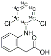 DICLOFENAC, [DICHLOROANILINO RING-14C(U)] Struktur