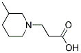 3-(3-METHYL-PIPERIDIN-1-YL)-PROPIONIC ACID Struktur