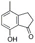 7-HYDROXY-4-METHYL-1-INDANONE Struktur