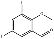 3,5-DIFLUORO-2-METHOXYBENZALDEHYDE Struktur