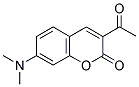 3-ACETYL-7-DIMETHYLAMINOCOUMARIN Struktur