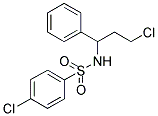 4-CHLORO-N-(3-CHLORO-1-PHENYLPROPYL)BENZENESULFONAMIDE Struktur