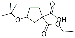 1-(ETHOXYCARBONYL)-3-TERT-BUTOXYCYCLOPENTANECARBOXYLIC ACID Struktur