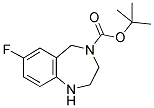 4-BOC-7-FLUORO-2,3,4,5-TETRAHYDRO-1H-BENZO[E][1,4]DIAZEPINE Struktur