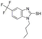 1-BUTYL-5-(TRIFLUOROMETHYL)-1H-BENZIMIDAZOLE-2-THIOL Struktur