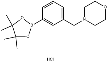 3-(4-MORPHOLINOMETHYL)-PHENYLBORONIC ACID PINACOL ESTER HYDROCHLORIDE price.