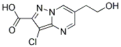 3-CHLORO-6-(2-HYDROXY-ETHYL)-PYRAZOLO[1,5-A]-PYRIMIDINE-2-CARBOXYLIC ACID Struktur