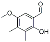 2-HYDROXY-5-METHOXY-3,4-DIMETHYL-BENZALDEHYDE Struktur