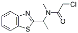 N-[1-(1,3-BENZOTHIAZOL-2-YL)ETHYL]-2-CHLORO-N-METHYLACETAMIDE Struktur