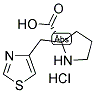 (R)-ALPHA-(4-THIAZOLYLMETHYL)-PROLINE-HCL Struktur