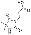 3-(4,4-DIMETHYL-2,5-DIOXO-IMIDAZOLIDIN-1-YL)-PROPIONIC ACID Struktur