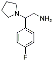 2-(4-FLUORO-PHENYL)-2-PYRROLIDIN-1-YL-ETHYLAMINE Struktur