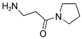 3-OXO-3-PYRROLIDIN-1-YLPROPAN-1-AMINE Struktur