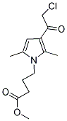 METHYL 4-[3-(CHLOROACETYL)-2,5-DIMETHYL-1H-PYRROL-1-YL]BUTANOATE Struktur