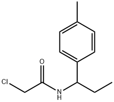 2-CHLORO-N-[1-(4-METHYLPHENYL)PROPYL]ACETAMIDE Struktur