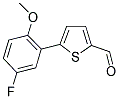 5-(5-FLUORO-2-METHOXYPHENYL)THIOPHENE-2-CARBALDEHYDE Struktur