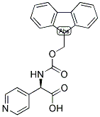 (R)-[(9H-FLUOREN-9-YLMETHOXYCARBONYLAMINO)]-PYRIDIN-4-YL-ACETIC ACID Struktur