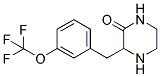 3-(3-TRIFLUOROMETHOXY-BENZYL)-PIPERAZIN-2-ONE Struktur