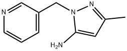 5-METHYL-2-PYRIDIN-3-YLMETHYL-2H-PYRAZOL-3-YLAMINE Struktur