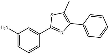 3-(5-METHYL-4-PHENYL-THIAZOL-2-YL)-PHENYLAMINE Struktur